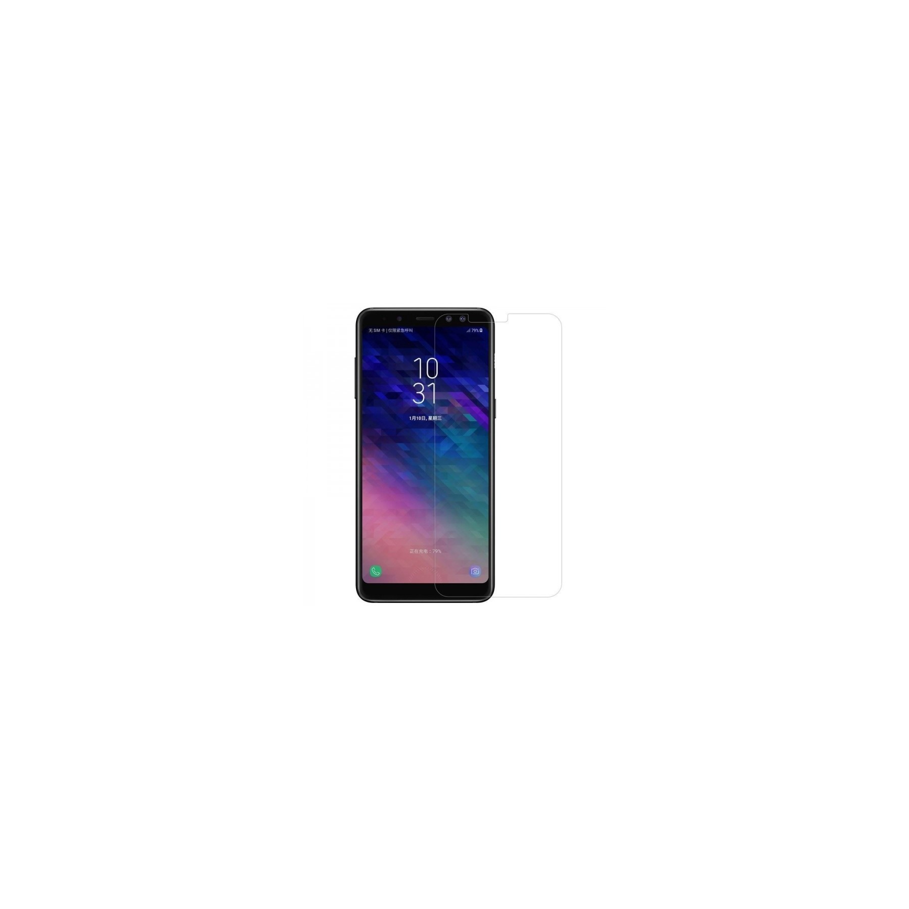 Cristal templado Samsung Galaxy A8 2018 Protector de Pantalla