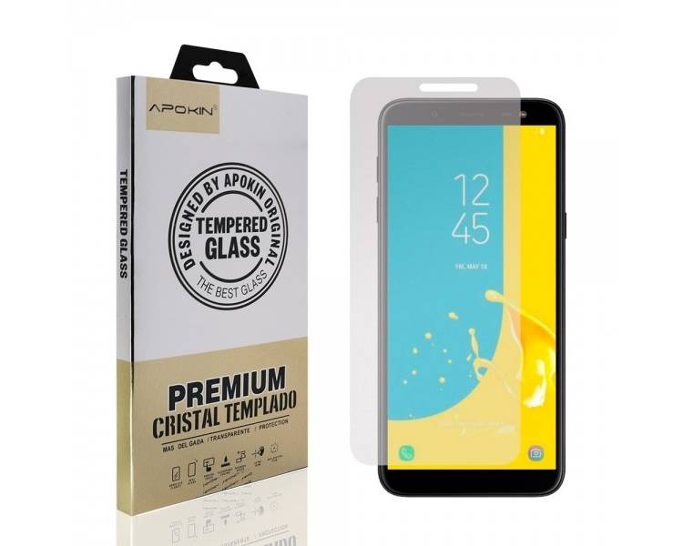 Cristal templado Samsung Galaxy J6 2018 Protector Pantalla Premium de Alta Calidad