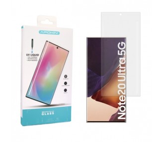 Cristal templado UV Samsung Galaxy Note 20 Ultra Protector de Pantalla Curvo. Sin Lampara