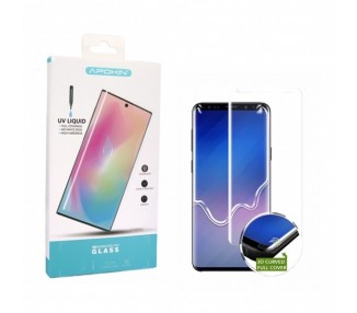 Cristal templado UV Samsung Galaxy S8 Plus Protector de Pantalla Curvo. Sin Lampara-Con Lampara