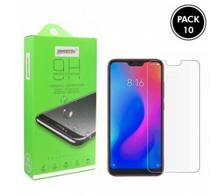 Cristal templado Xiaomi Mi A2 Lite Protector de Pantalla - Pack 10 uds.