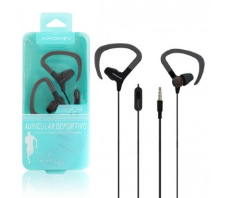 Pack de 6 Auriculares con Micrófono APOKIN Sport - 4 colores
