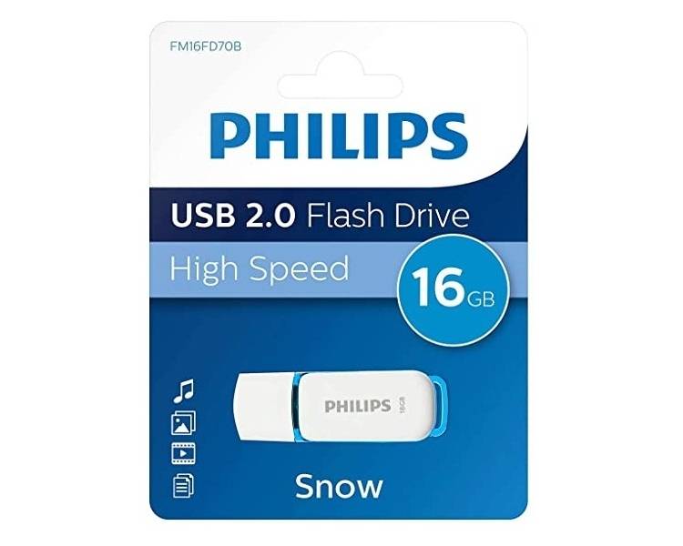 Memoria USB Philips Snow Series USB 2.0 16GB