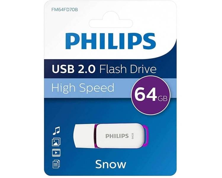Memoria USB Philips Snow Series USB 2.0 64GB