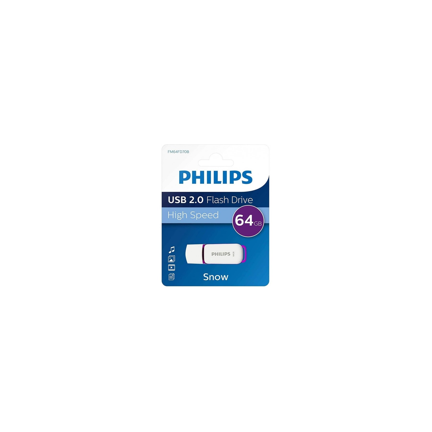 Memoria USB Philips Snow Series USB 2.0 64GB