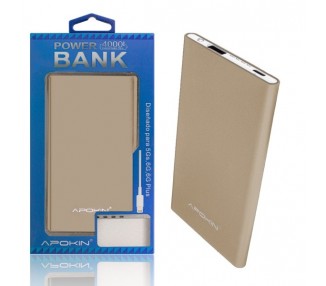 PowerBank APOKIN 4000mAh Batería Externa - 5 colores