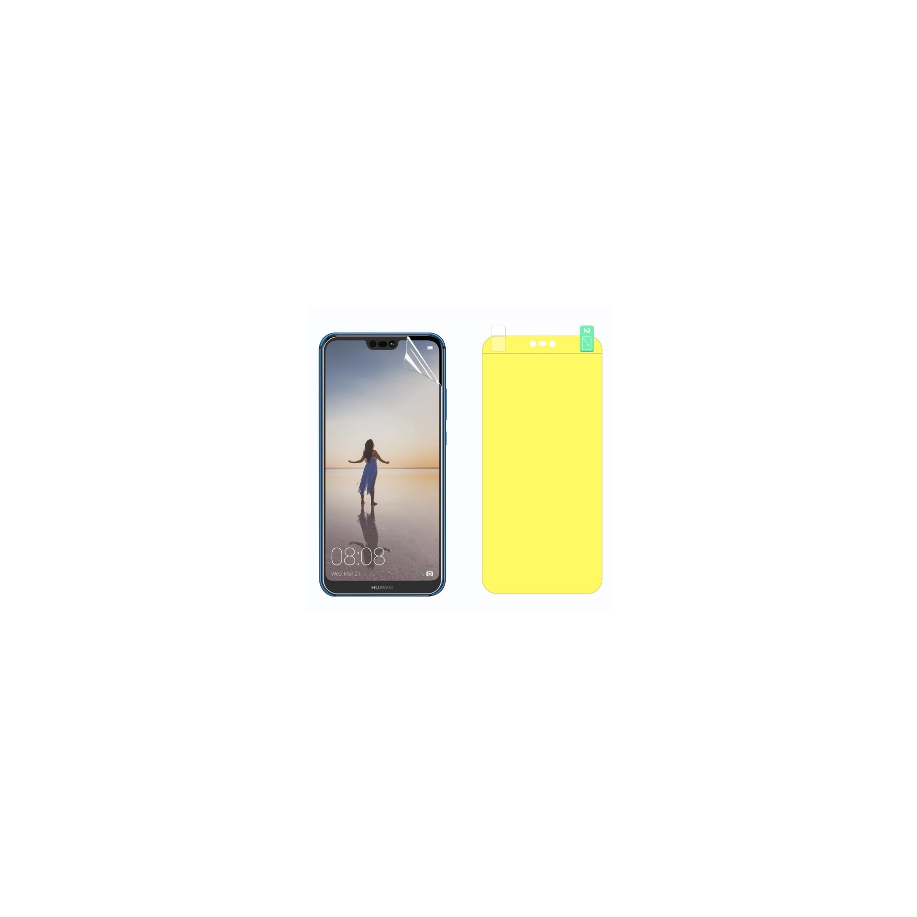 Protector Pantalla TPU Huawei P20 Plastico Flexible Curvo