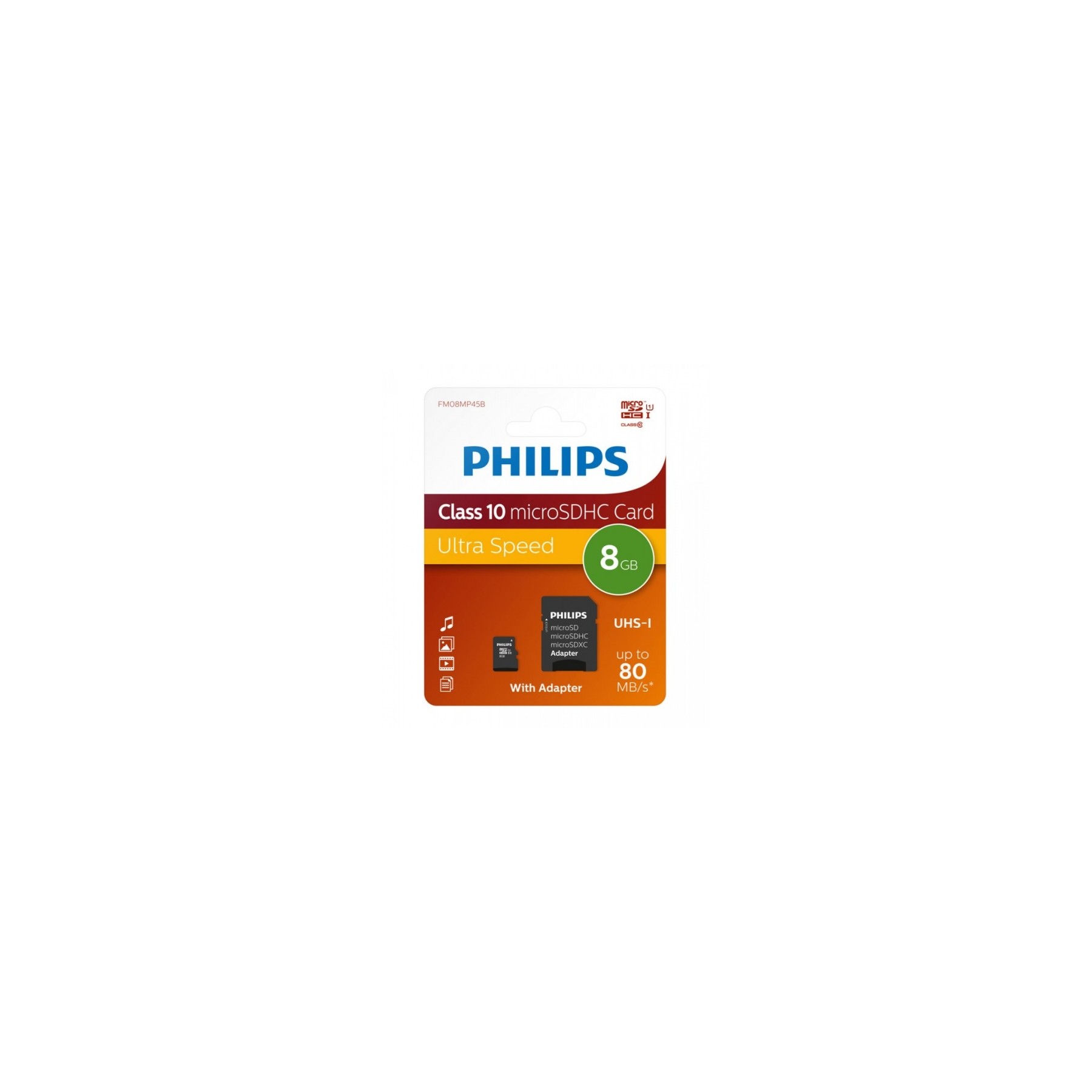 Tarjeta microSD Philips 8gb Class10