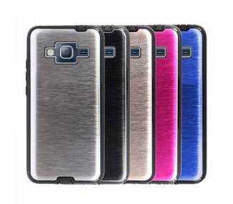 Funda Aluminio Samsung Galaxy J3 2016 Metalica Rigida - 5 Colores