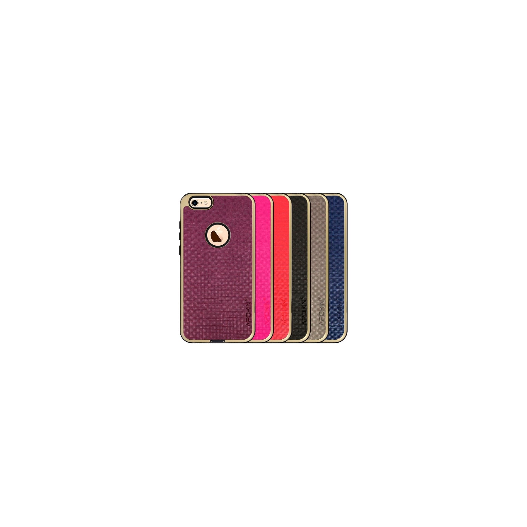 Funda Tela iPhone 6 Plus Antigolpe - 5 Colores