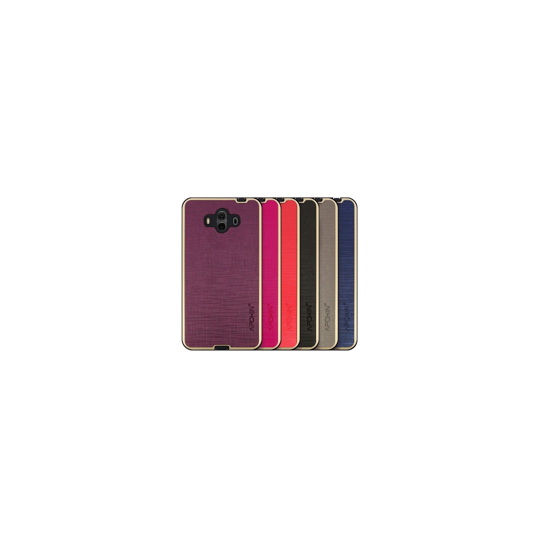 Funda Tela Huawei Mate 10 Antigolpe - 5 Colores