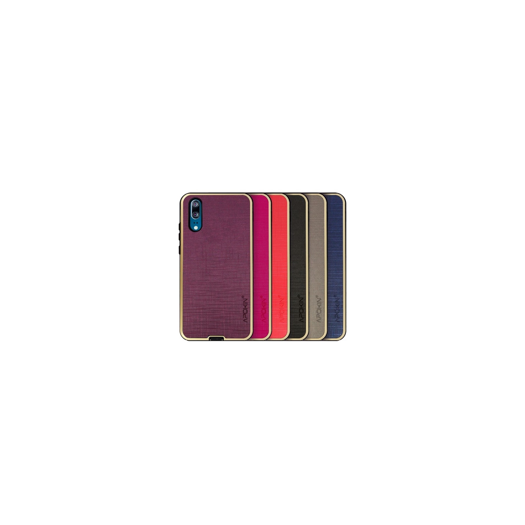 Funda Tela Huawei P20 Antigolpe - 5 Colores