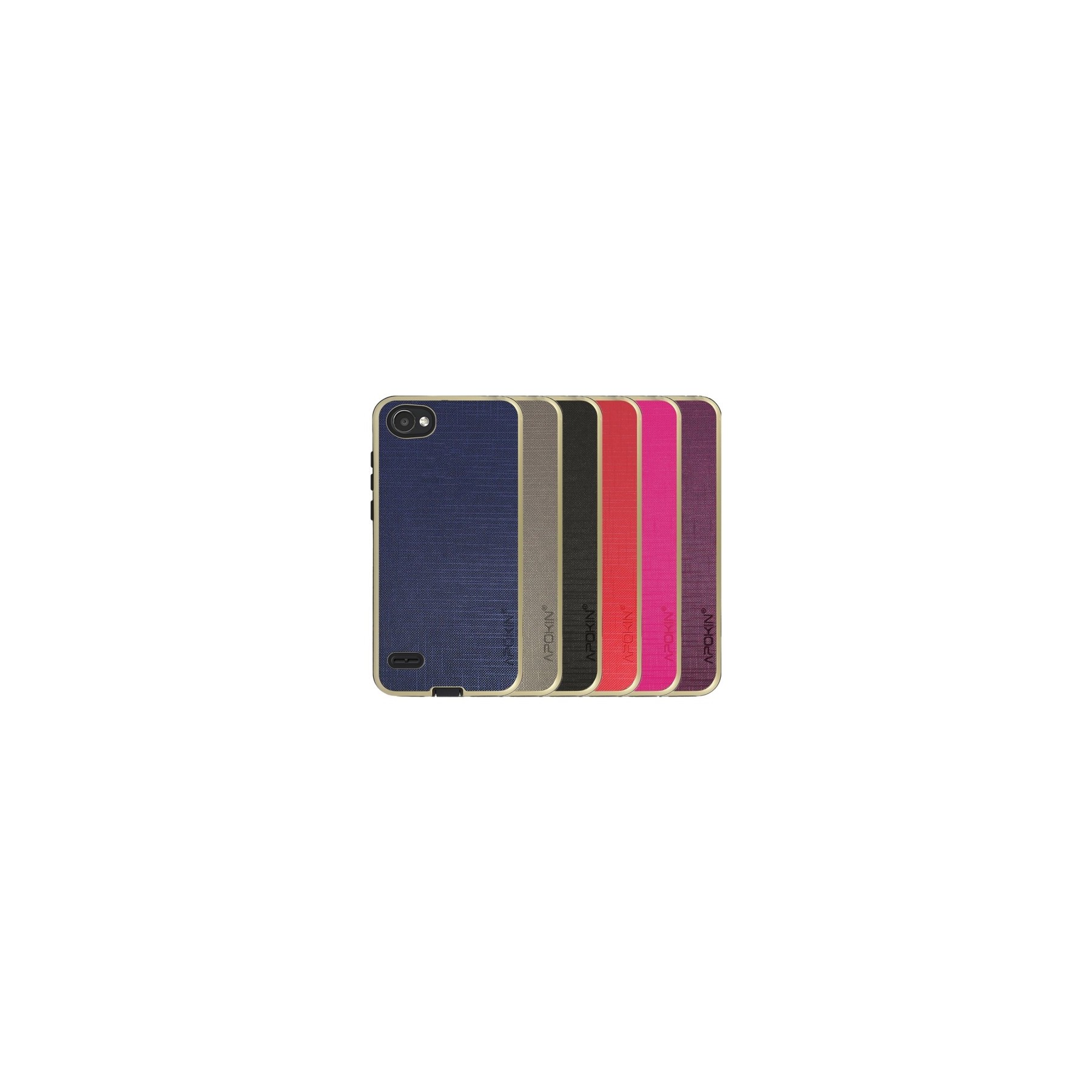Funda Tela LG Q6 Antigolpe - 5 Colores