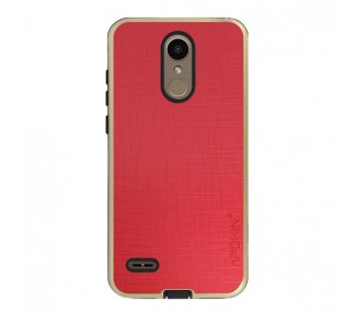 Funda Tela LG K10 2017 Antigolpe - 5 Colores