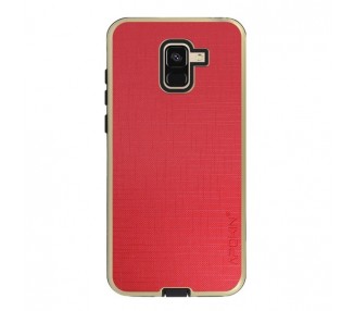 Funda Tela Samsung Galaxy A8 2018 Antigolpe - 5 Colores