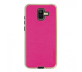 Funda Tela Samsung Galaxy A6 Plus 2018 Antigolpe - 5 Colores