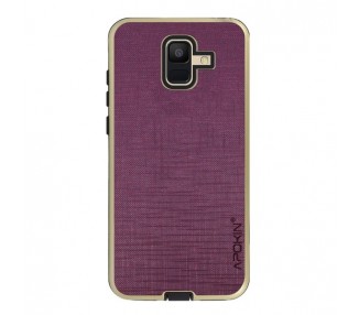 Funda Tela Samsung Galaxy A6 Plus 2018 Antigolpe - 5 Colores