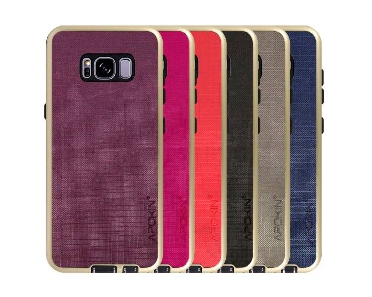 Funda Tela Samsung Galaxy S8 Antigolpe - 5 Colores