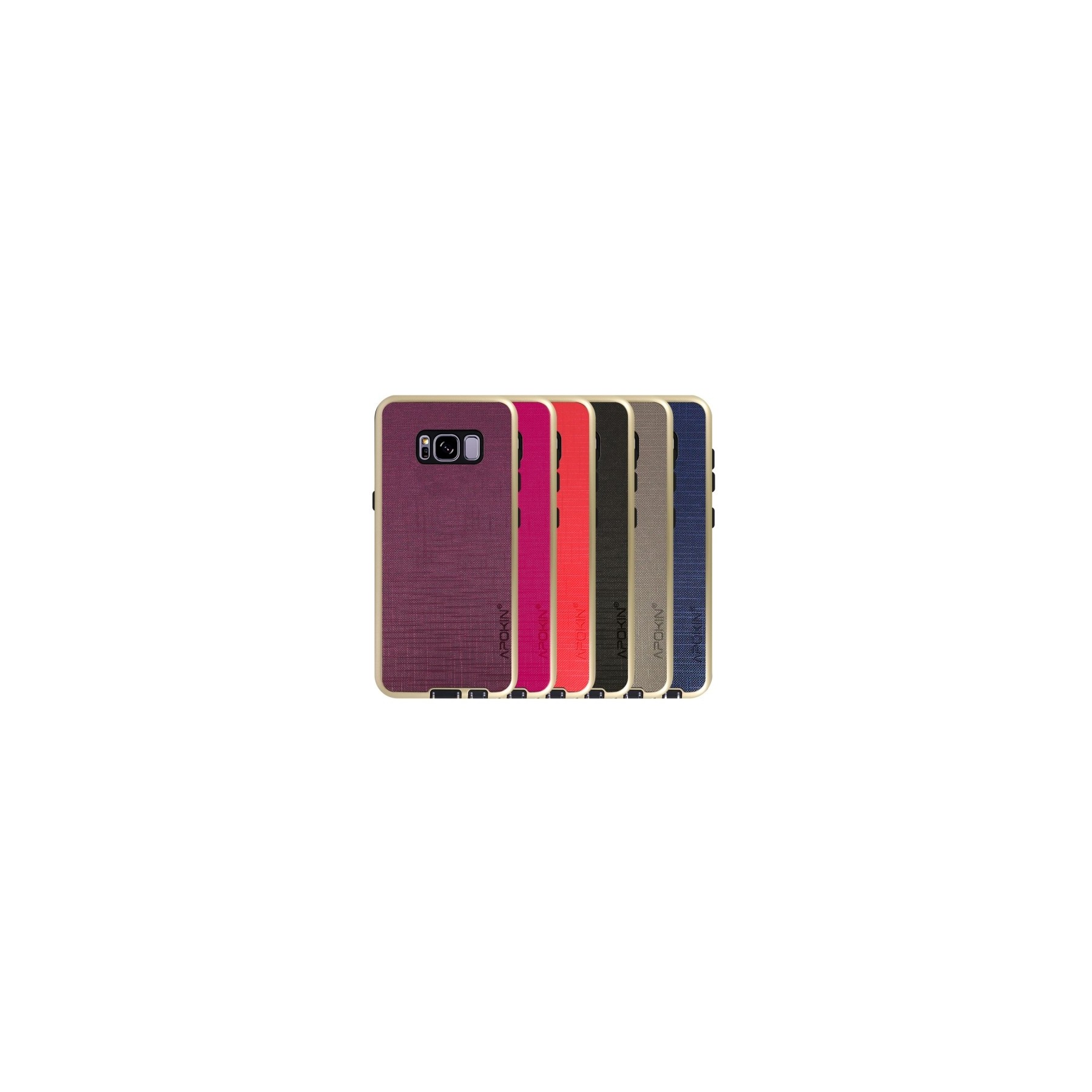 Funda Tela Samsung Galaxy S8 Antigolpe - 5 Colores