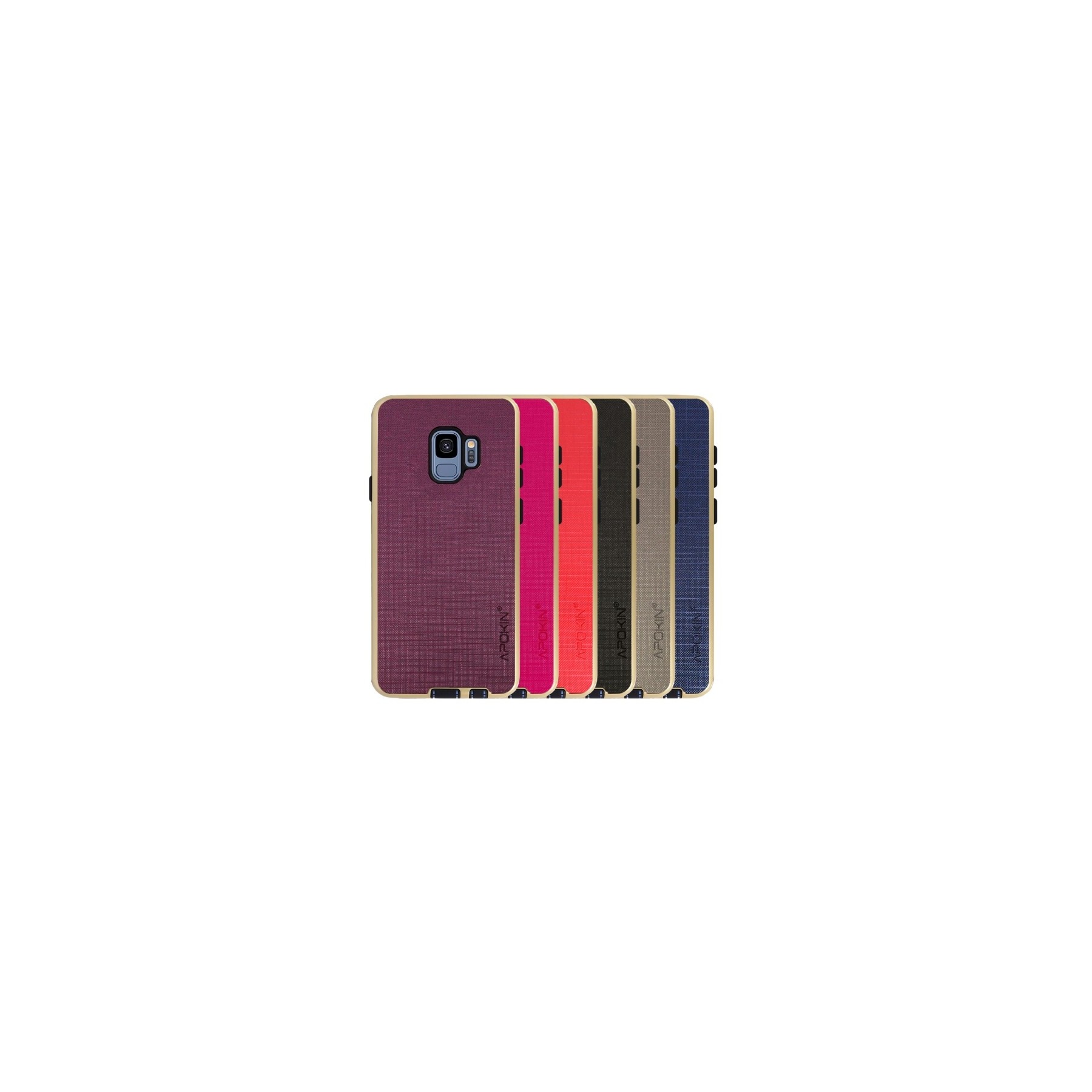Funda Tela Samsung Galaxy S9 Antigolpe - 5 Colores