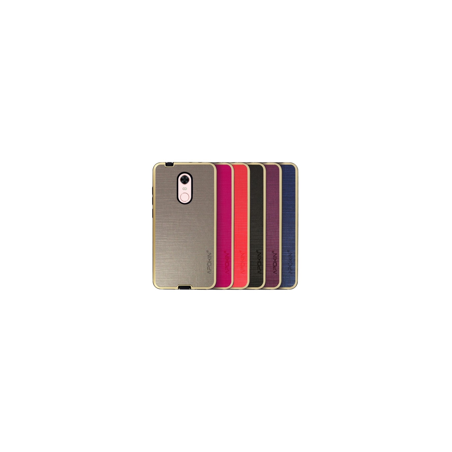 Funda Tela Xiaomi Redmi 5 Plus Antigolpe - 5 Colores