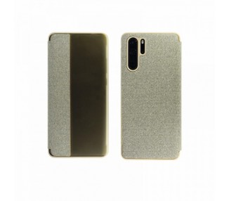 Funda Flip Huawei P30 Pro Clear View Tela - 5 Colores