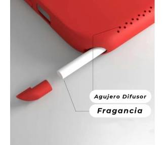 Duo iPhone 11 Pro Max Funda Silicona Suave Perfume + Cristal Templado Completo 