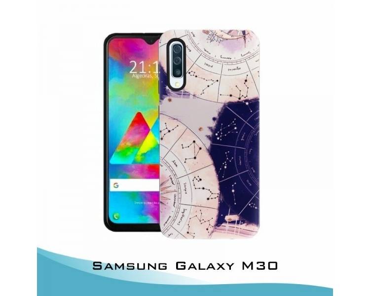 Funda Samsung Galaxy M30 Gel relieve Horóscopo
