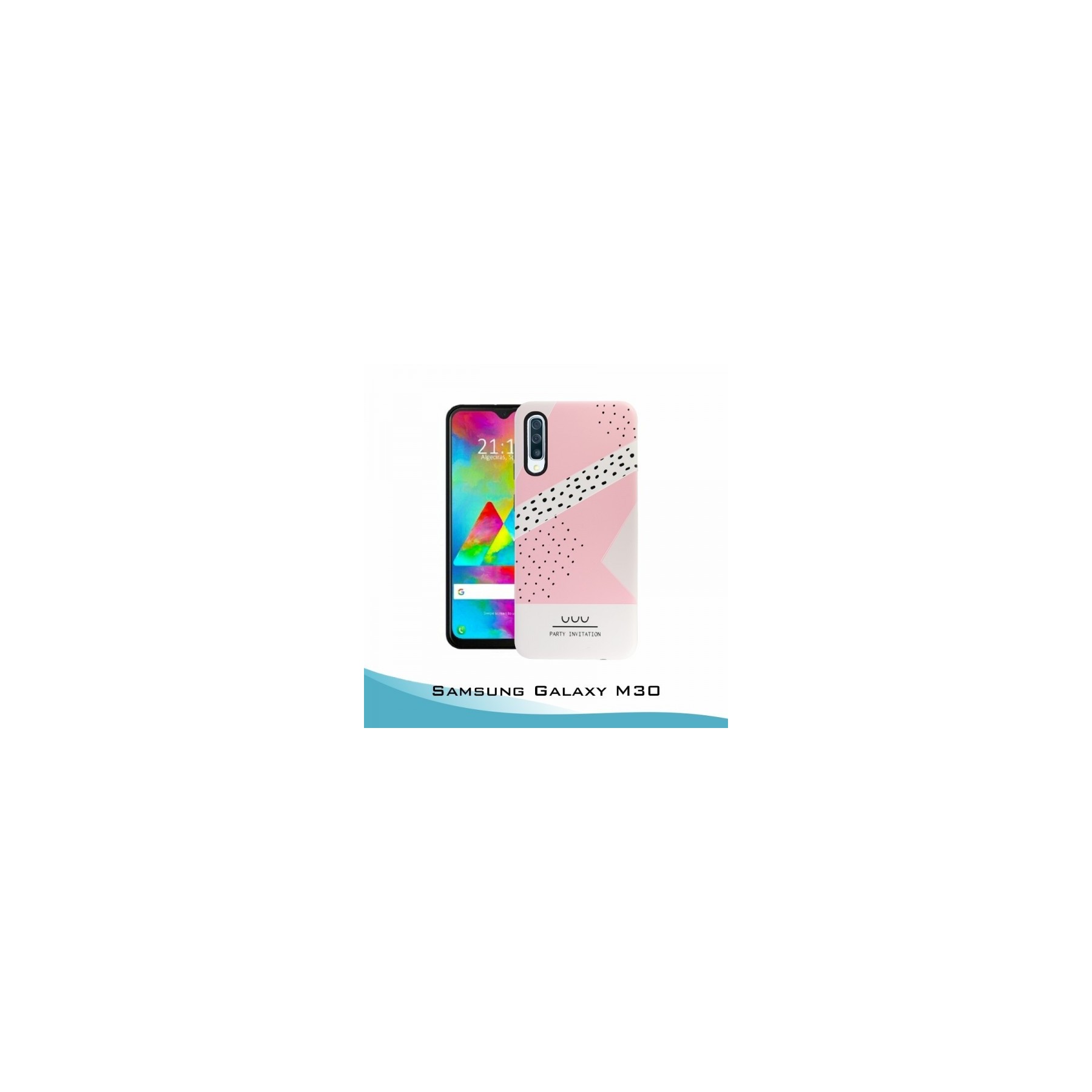 Funda Samsung Galaxy M30 Gel relieve Party