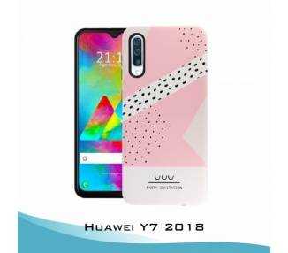 Funda Huawei Y7 2018 Gel relieve Party