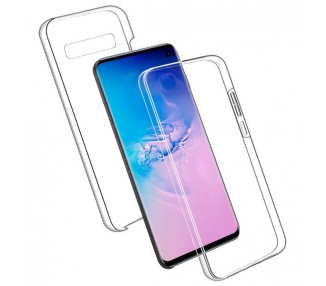 Funda Doble Samsung Galaxy S10 Silicona Transparente Delantera y Trasera