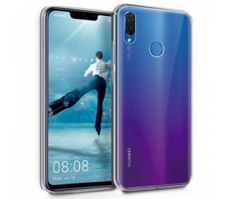 Funda Doble Huawei P SMART PLUS Silicona Transparente Delantera y Trasera