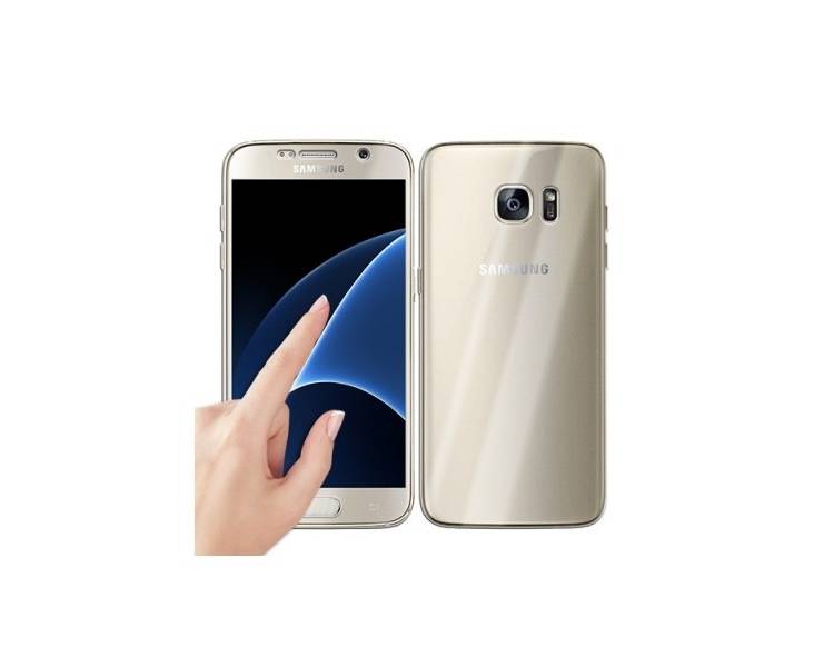Funda Doble Samsung Galaxy S6 EDGE Silicona Transparente Delantera y Trasera