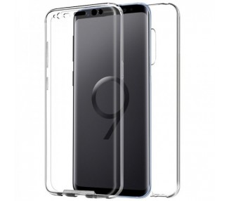 Funda Doble Samsung Galaxy S9 PLUS Silicona Transparente Delantera y Trasera