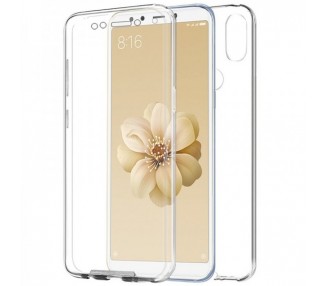 Funda Doble Xiaomi Mi A2 / 6X Silicona Transparente Delantera y Trasera