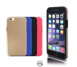 Funda Doble iPhone 6 / 6s Silicona Delantera y Trasera 360 - 4 Colores