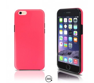 Funda Doble iPhone 6 / 6s Silicona Delantera y Trasera 360 - 4 Colores