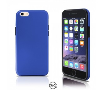 Funda Doble iPhone 6 / 6s Silicona Delantera y Trasera 360 - 4 Colores