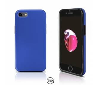 Funda Doble iPhone 7 Silicona Delantera y Trasera 360 - 4 Colores