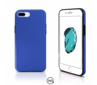 Funda Doble iPhone 7 Plus Silicona Delantera y Trasera 360 - 4 Colores