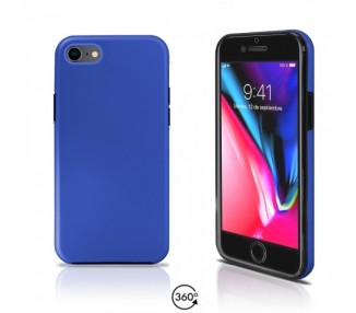 Funda Doble iPhone 8 Silicona Delantera y Trasera 360 - 4 Colores
