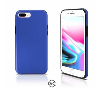 Funda Doble iPhone 8 Plus Silicona Delantera y Trasera 360 - 4 Colores