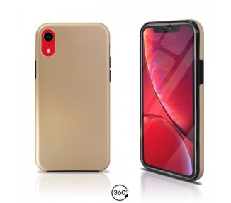 Funda Doble iPhone XR Silicona Delantera y Trasera 360 - 4 Colores