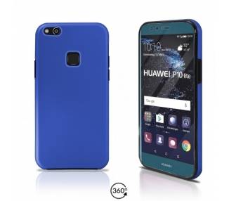 Funda Doble Huawei P10 LITE Silicona Delantera y Trasera 360 - 4 Colores