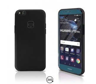 Funda Doble Huawei P10 LITE Silicona Delantera y Trasera 360 - 4 Colores