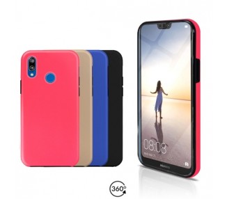 Funda Doble Huawei P20 LITE Silicona Delantera y Trasera 360 - 4 Colores