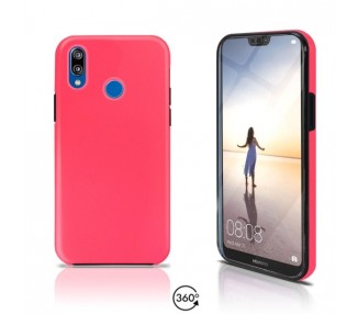 Funda Doble Huawei P20 LITE Silicona Delantera y Trasera 360 - 4 Colores