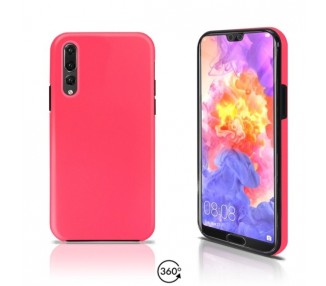 Funda Doble Huawei P20 PRO Silicona Delantera y Trasera 360 - 4 Colores