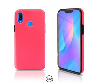 Funda Doble Huawei P SMART PLUS Silicona Delantera y Trasera 360 - 4 Colores