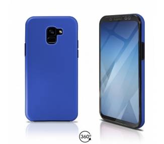 Funda Doble Samsung Galaxy A5 2018 Silicona Delantera y Trasera 360 - 4 Colores